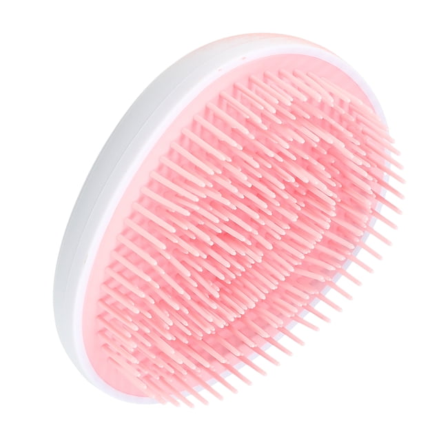 Cepillo de cabello portátil Unique Bargains, cepillo de masaje en forma de huevo mini para mujeres, degradado rosa