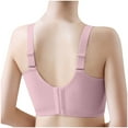 thumbnail image 4 of LYEAA Plus Size Bras Wireless Pullover Bra Lace Push up Daily Bras Wirefree Adjustable Strap Lift Soft Bralette No Wire Breathable Comfort Womens Sleeping Bras Pink S, 4 of 4