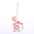 thumbnail image 2 of Unique Bargains 1 Pc Heart Sequin Letter S Butterfly Tassel Pendant Water Cup Pendant Pink Metal Resin, 2 of 5