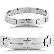 Men's Stainless Steel and Tungsten Bracelet