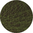 thumbnail image 1 of Ahgly Company Machine Washable Indoor Round Transitional Midnight Gray Area Rugs, 8' Round, 1 of 7
