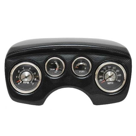 Lowe Boat Dash Panel | w/ Veethree Sterling Gauges Mercury Yamaha