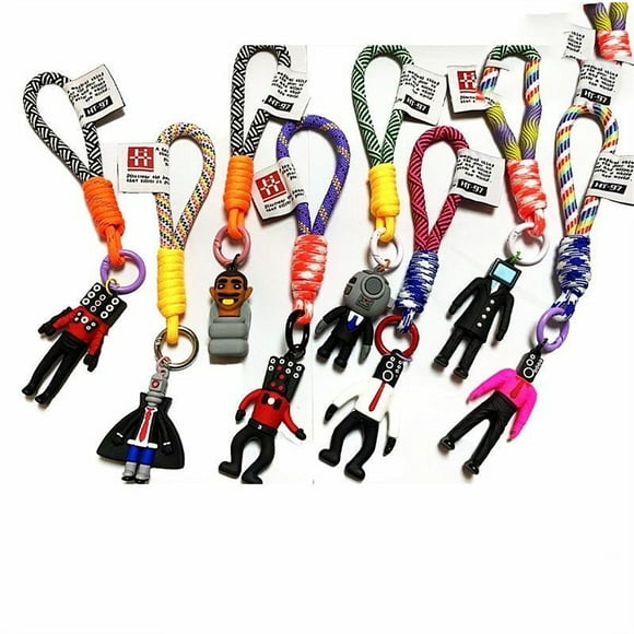 Uilita Paquete de 3 llaveros divertidos for mujeres, hombres, niños, niñas, estudiantes, llavero de broma, soporte for teléfono, cordón de muñeca for llaves. Regalos de amistad for ella
