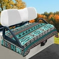 thumbnail image 2 of Yuyamidu Southwest Aztec Horse Golf Cart Seat Covers Club Car Seat Cover for 2 Passenger Golf Cart Cushion Cover Green Golf Cart Seat Towel Blanket Winter Outdoor Decor, 2 of 8