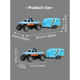 thumbnail image 2 of Mini Rc Monster Truck, 1:64 Scale Monster Truck Remote Control Car with Lights, 2.4Ghz Remote Control, Mini Alloy Monster Truck Rc, Speed/Steering Adjustable, 2 of 8