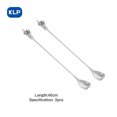 thumbnail image 1 of KLP 1pcs/2pcs/4pcs Creative Personalised Finger Bar Spoon304 Stainless Steel Cocktail Milk Tea Spoon Mixing Spoon-Silver A 40ml 2pcs, 1 of 6