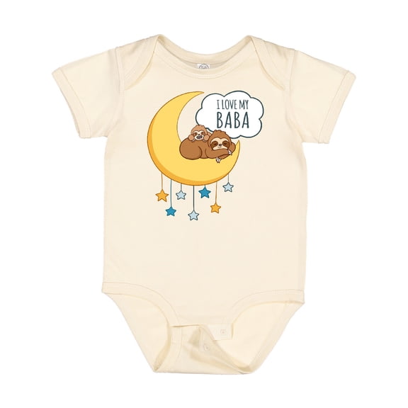 Inktastic I Love My Baba Boys or Girls Baby Bodysuit