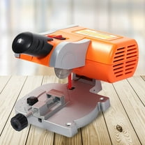 110V 90W Mini Benchtop Cut-Off Chop Saw Wood Metal Angle Moulding Cutter 45°Miter Saw 7800r/Min 9.84*5.51*5.91 inch for Cutting Wood, Plastic, Stone, Non-Ferrous Metals