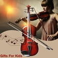 thumbnail image 1 of Kids Toy Violin with 4 Adjustable Strings Bow - Musical Sounds- Realistic Instrument for Educating Classical Music Simulation Toy, 1 of 6