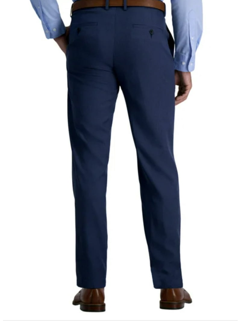 Haggar Men's Comfort Performance Dress Pant Size 38 X 29. Blue - Walmart.com