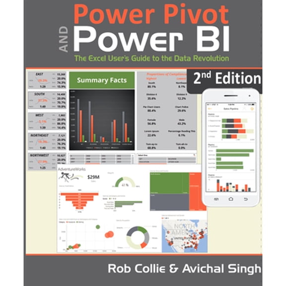 Pre-Owned Power Pivot and Power Bi: The Excel User's Guide to Dax, Power Query, Power Bi & Power Pivot in (Paperback) by Rob Collie, Avichal Singh