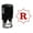 Red, variant on Printtoo Office Stationary Octagon Celtic Swirl Border R Alphabet Monogram Initial R-40 Self Inking Rubber Stamp