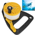 thumbnail image 4 of Dive Rope Reel, Diving Reel 46m Line 8 Strands Nylon Wire Tear Resistant Sturdy  for Exile Diving Orange,Yellow,Black, 4 of 7