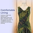 thumbnail image 5 of Sagefinds Bias-Cut Georgette Dress, Fluttery Women's Maxi Sundress, Summer Sleeveless Dress - 2X, 5 of 7