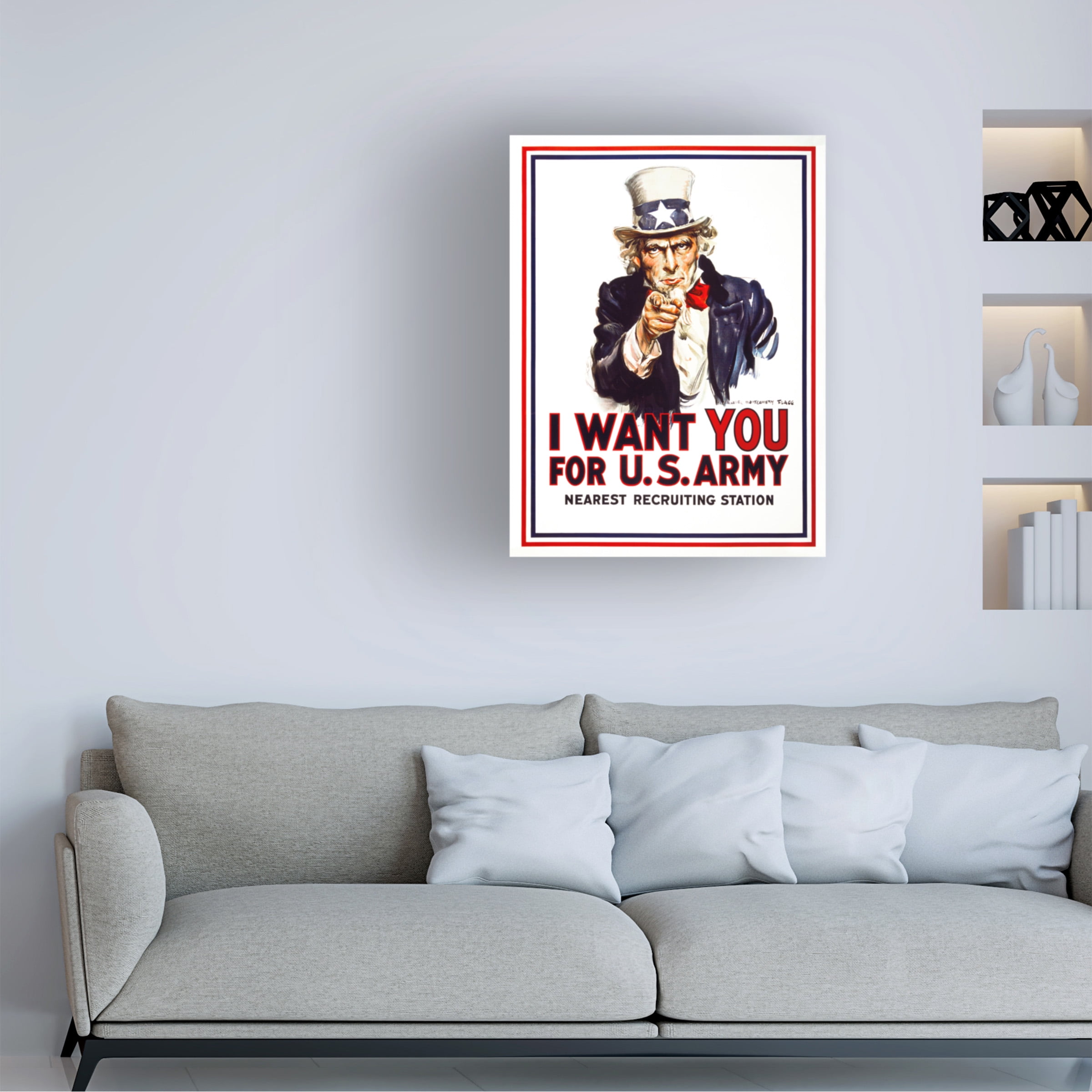 Print Collection 'I Want You For US Army' Canvas Art