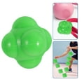 thumbnail image 1 of GOOHOCHY Balles de Racquetball Ballon d'Entraînement Silicone Vert 1 Pcs pour Activités Physiques, 1 of 6
