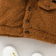thumbnail image 4 of Vedolay Tops for Girl Toddler Girl's Winter Jacket Lapel Button Down Coat Warm Outerwear,A 18-24 Months, 4 of 5