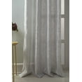 thumbnail image 2 of RT Designers Collection PNB18184 54 x 84 in. Bleeker Metallic Paisley Faux Silk Grommet Single Curtain Panel, Silver, 2 of 8