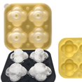 thumbnail image 2 of Molde de silicona for cubitos de hielo con tapa, juego de bandejas de hielo domésticas for hacer hielo fácilmente, 2 of 2