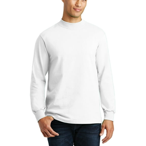 Just Blanks Men's Classic Fit T-Shirt – Soft, Durable, Comfortable Cotton Tee for Everyday Wear, White, 4XL