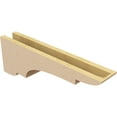 thumbnail image 5 of 4"W x 24"D x 8"H Thin New Brighton Rough Cedar Woodgrain TimberThane Corbel, Primed Tan, 5 of 6