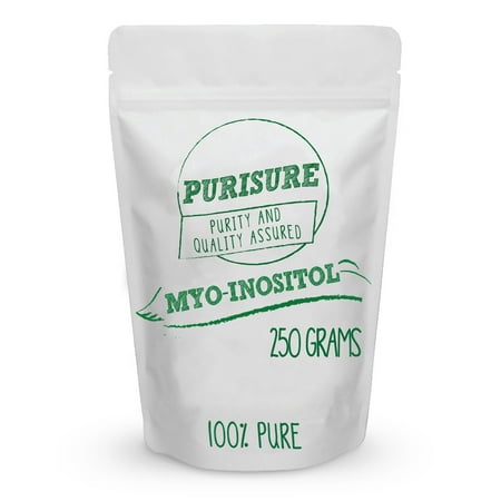 Purisure Myo Inositol Powder 250g (500 Servings) | Nootropic | Cognitive Enhancer | Mood Support | Memory | Learning | Focus | Concentration | Boosts Mental and Physical