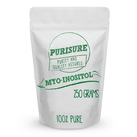 Purisure Myo Inositol Powder 250g (500 Servings) | Nootropic | Cognitive Enhancer | Mood Support | Memory | Learning | Focus | Concentration | Boosts Mental and Physical (Best Cognitive Enhancers 2019)