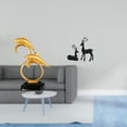 thumbnail image 2 of Figura De Resina Moderna Y Realista De Delfín Y Ciervo Negro, Adorno Coleccionable Para El Hogar, La Oficina, El Escritorio, La Entrada, El Armario, La Chimenea, La Mesa, La Estantería, La, 2 of 8