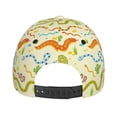 thumbnail image 6 of Naloa Original Classic Low Profile Hat Men Women Baseball Cap Dad Hat Adjustable Unconstructed Cartoon Snake8 Print Cap, 6 of 9