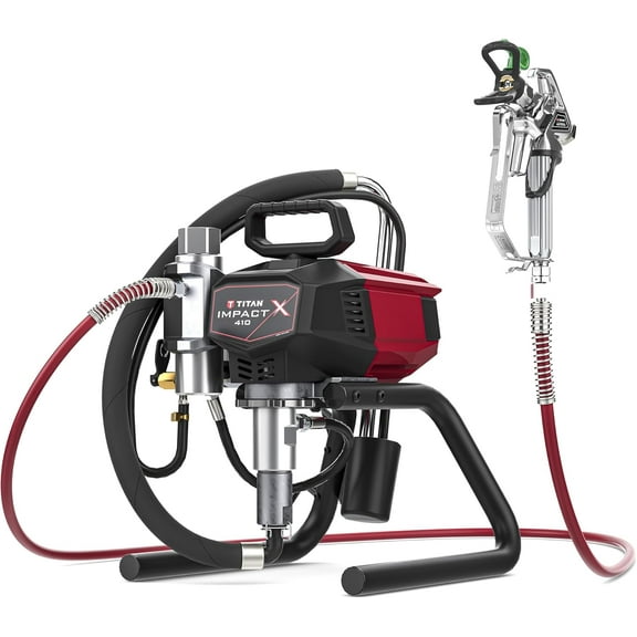 Titan Impact X 410 Electric Airless Paint Sprayer, Skid, 3300 PSI, 2430897