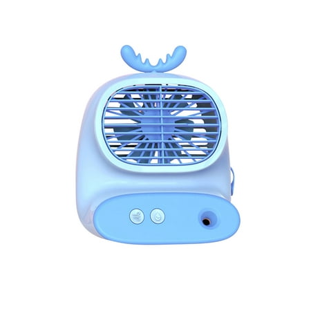 

lulshou Cool Fan Kids Portable Aired Conditioner Fan Rechargeable Evaporative Portable Aired Cooler Humidifier 3 Speed USB-C Portable Aired Conditioner For Bedroom Office