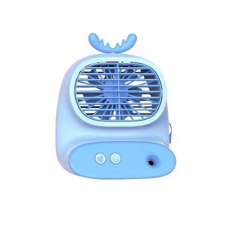 

lulshou Cool Fan Kids Portable Aired Conditioner Fan Rechargeable Evaporative Portable Aired Cooler Humidifier 3 Speed USB-C Portable Aired Conditioner For Bedroom Office