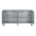 thumbnail image 3 of Yesurprise Sideboard Buffet Cabinet, Modern Kitchen Storage Cabinet with 4 Doors, Buffet Cabinet with Adjustable Shelves Round Handles for Dining Room, 3 of 8