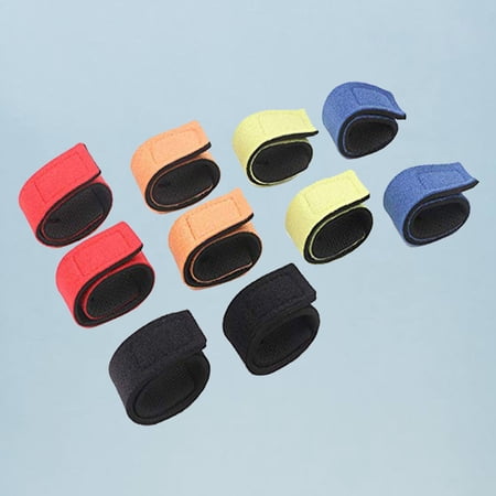 WHAMVOX 8 Pcs Anti-slip Straps Fishing Rod Sleeves Fishing Rod Wraps 24.5X3CM