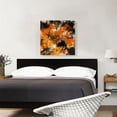 thumbnail image 2 of ARTCANVAS Yellow Orange Black Modern Square Canvas Art Print - Size: 26" x 26" (0.75" Deep), 2 of 9