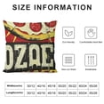 thumbnail image 5 of Qinduosi Kids Pizza Reversible Throw Pillow Covers -Inch Vegetable Square Cushion Covers Set of for Snacks Pillow Covers Home Decor, 5 of 5