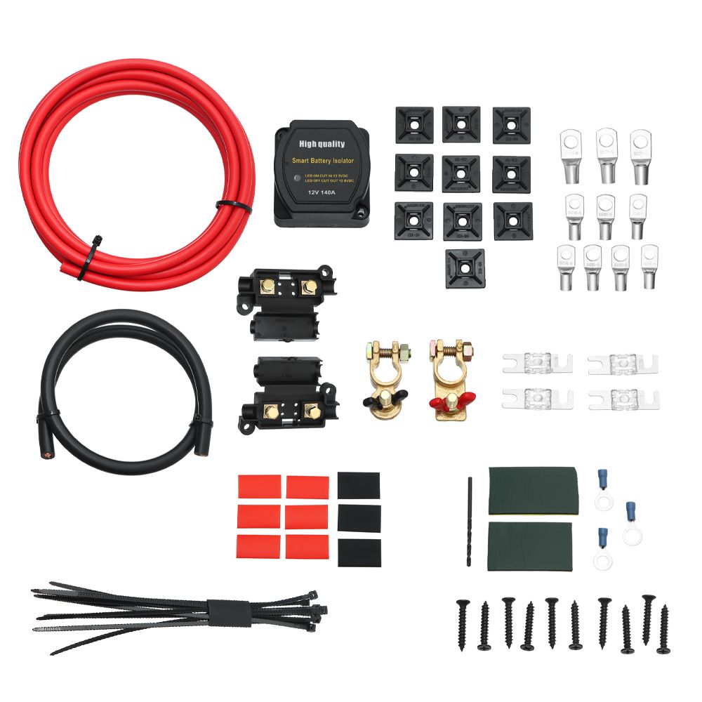 Practical Fuse 12v 140 AMP Power Supply Double Battery Isolator Car
