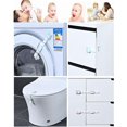 thumbnail image 2 of Cerraduras de correa de seguridad para niños-Sin herramientas o perforación-Tamaño ajustable/flexible-Adhesivo Pestillos de muebles para bebés Armarios de prueba cajones Applia 6 packs Feliz Sencillez, 2 of 4