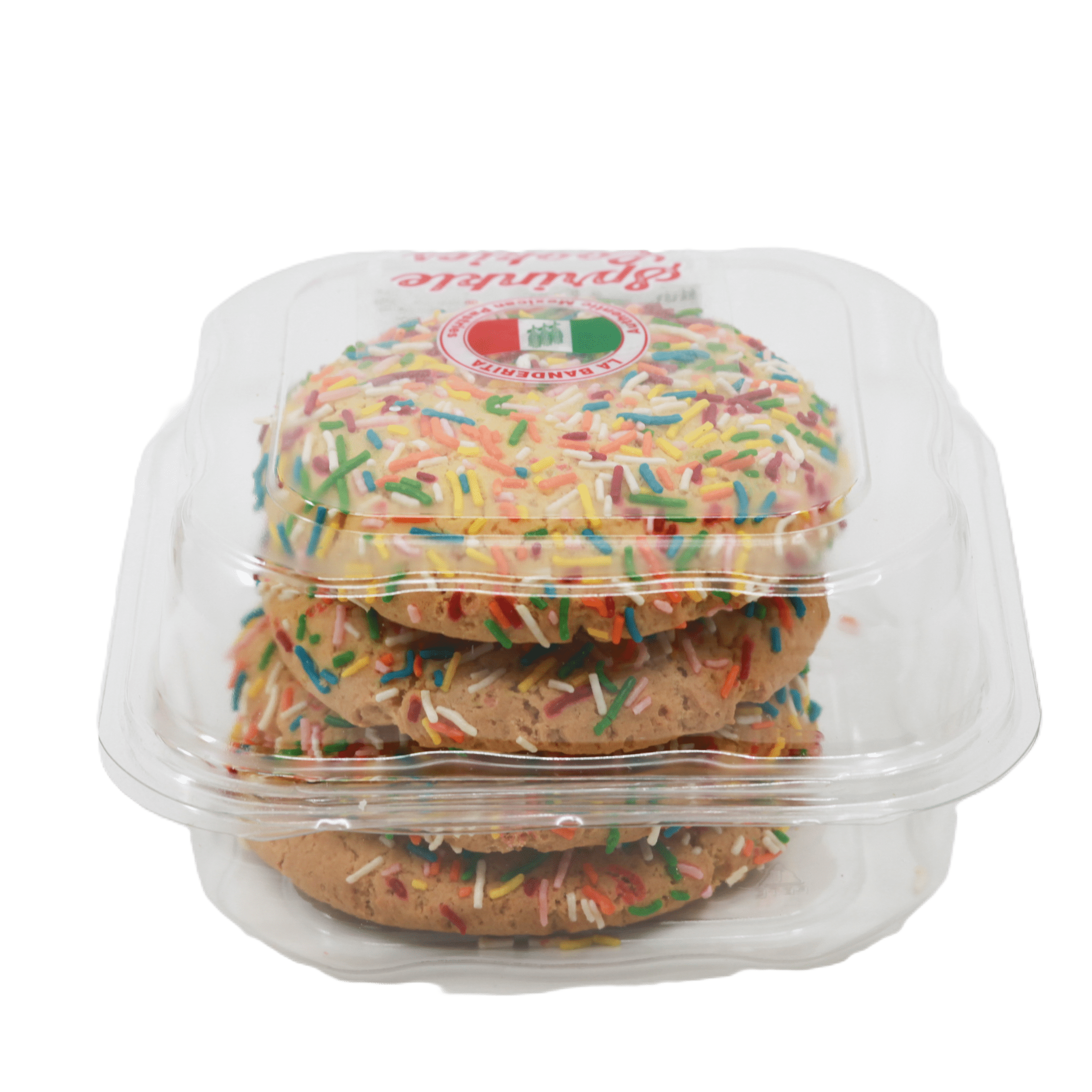 La Banderita Authentic Mexican Pastries Baked Sprinkle Cookies, 9.2 oz, 4 Count
