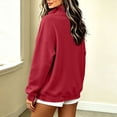 thumbnail image 6 of ShomPort Womens Sweatshirt Oversized Mock Neck Warm Long Sleeve Pullover Tops Trendy Winter Fall Outfits, 6 of 6