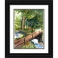 thumbnail image 1 of Shefranov, Olga 25x32 Black Ornate Wood Framed with Double Matting Museum Art Print Titled - Bridge II, 1 of 4