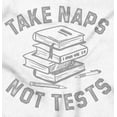 thumbnail image 2 of Funny Study Nerd Take Naps Not Tests Unisex Plus Fleece Graphic Sweatshirt Brisco Brands 3X, 2 of 5