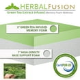 thumbnail image 6 of AC Pacific Herbalfusion Full 10" Green Tea Memory Foam Mattress, 6 of 7