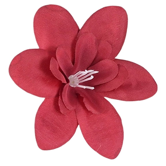 Artificial Flower - Loetky Fake Orchid Fabric Flower Head, Artificial Realistic Bloom For Crafts Home Wedding Boutonniere Party Photography Decoration, 1Pc