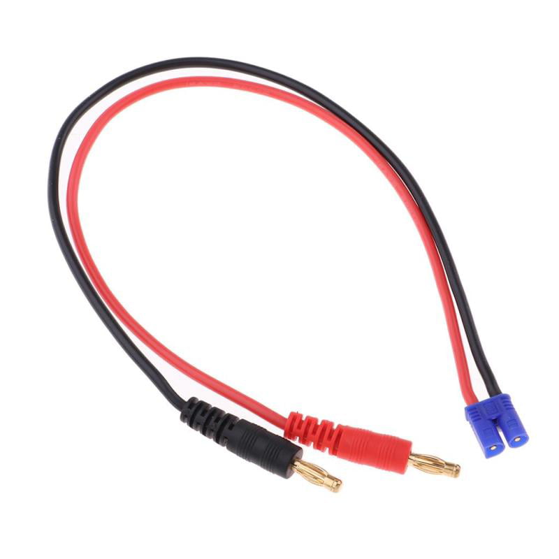 4mm EC3 Male TO 4mm Banana Bullet Plug Charge Charging Cable For Lipo Battery 
