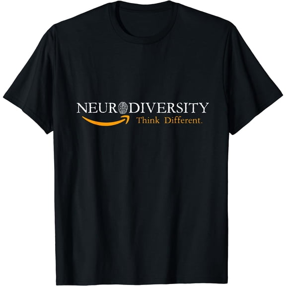 Neurodiversity - Think Different T-Shirt Black Small