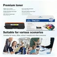 thumbnail image 6 of 1-Pack TN331 Yellow Toner Cartridge Replacement for Brother 2,000 Pages with HL-L8250CDN L8350CDW/CDWT L9200CDW/CDWT MFC-L8600CDW 9460CDN L8850CDW L8650CDW L9550CDW DCP-9050CDN 9055CDN 9270CDN Printe, 6 of 6