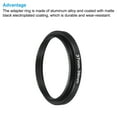 thumbnail image 4 of Uxcell 37mm-39mm Step Up Ring with Cleaning Cloth, 2 Pack Camera Lens Filter Adapter Ring, Black, 4 of 6
