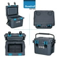 thumbnail image 5 of Cubix Outdoors 10 QT QuadraX Portable Insulated Hard Cooler - Fits 8 Cans - Abyss Blue, 5 of 6