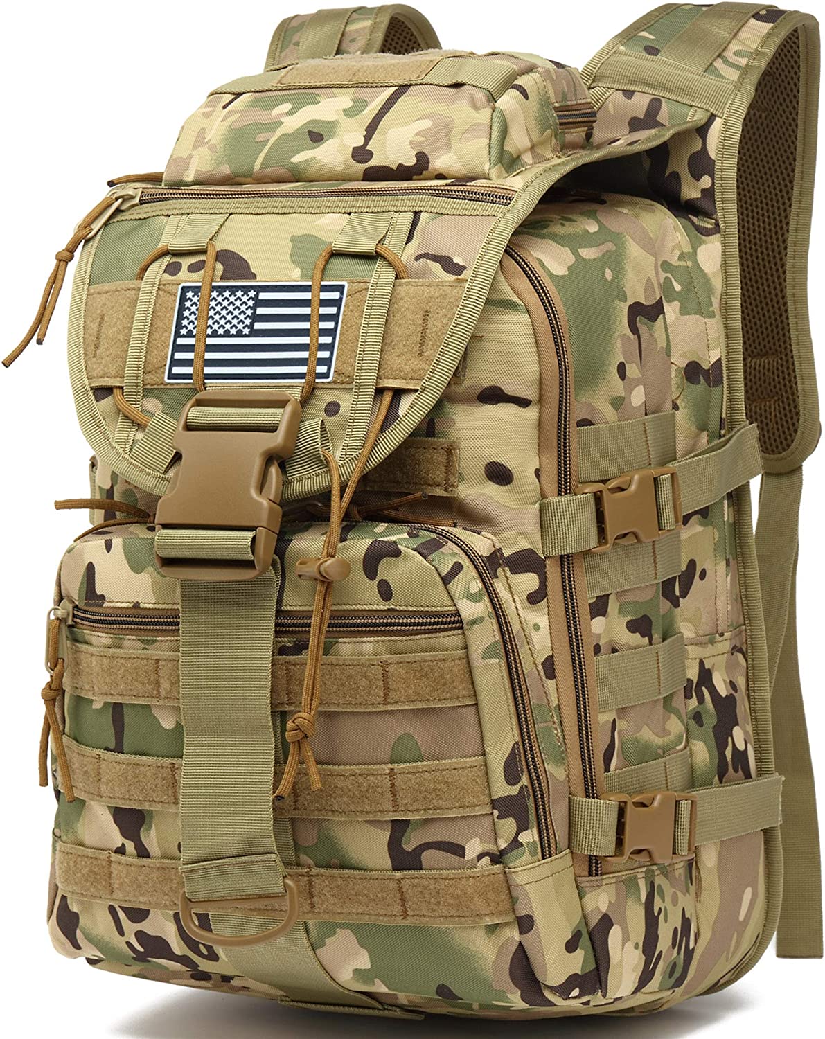 Yusudan Militär-Rucksack – 35 Liter, 45x30,5x17,8 Cm, Wasserabweisend, Mit MOLLE-System